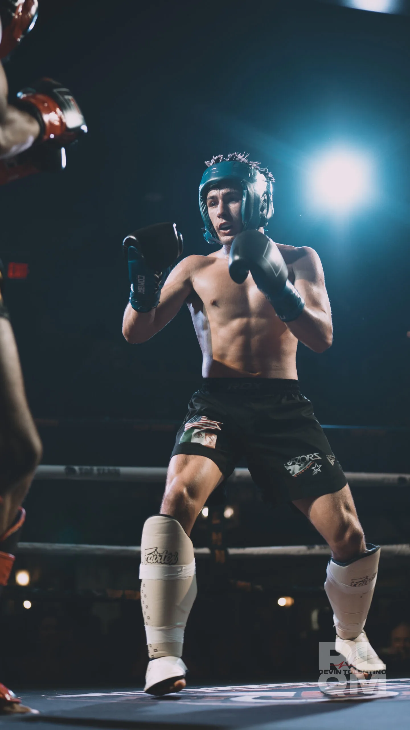 Fight night action