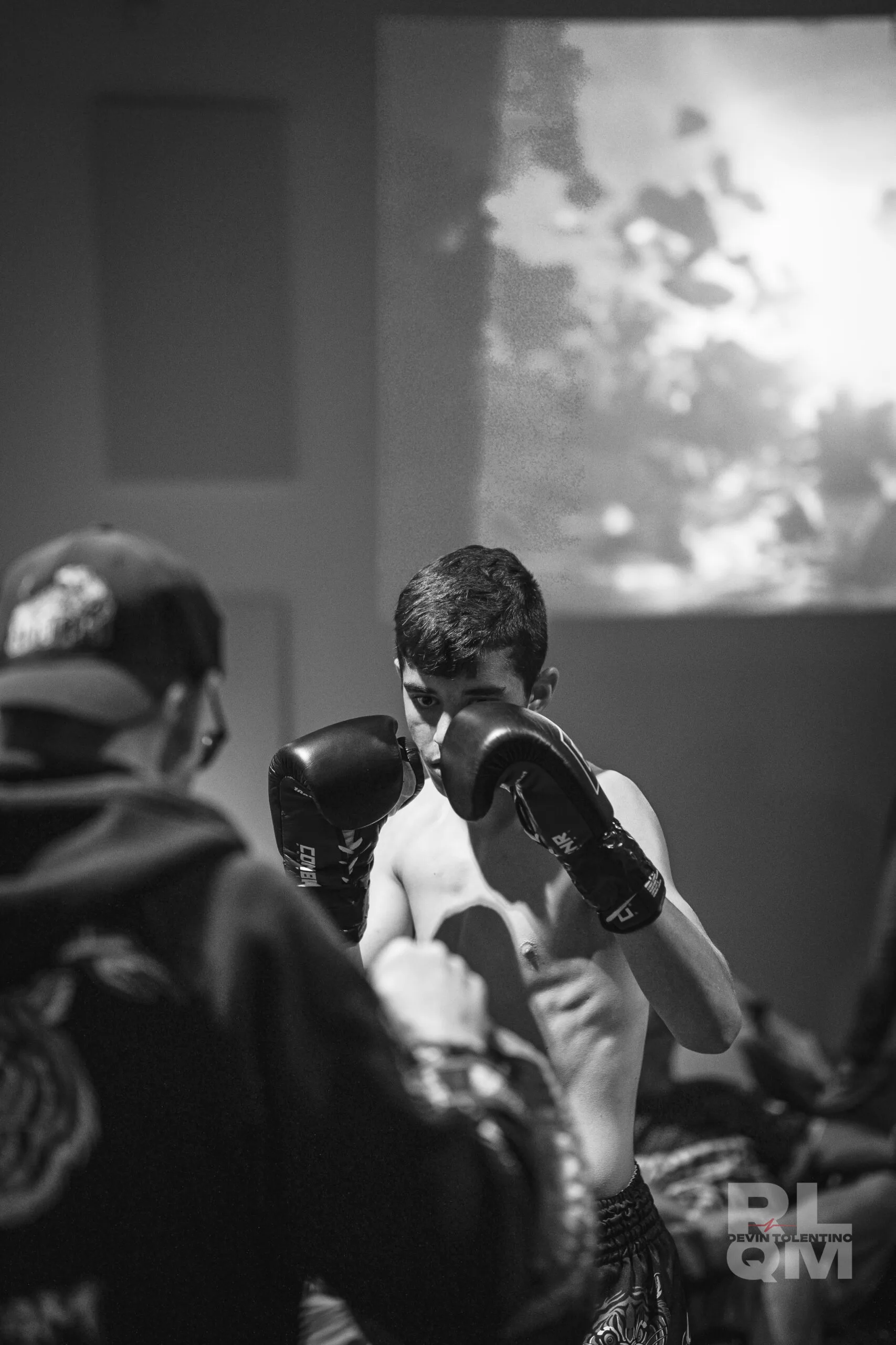 Fight night action